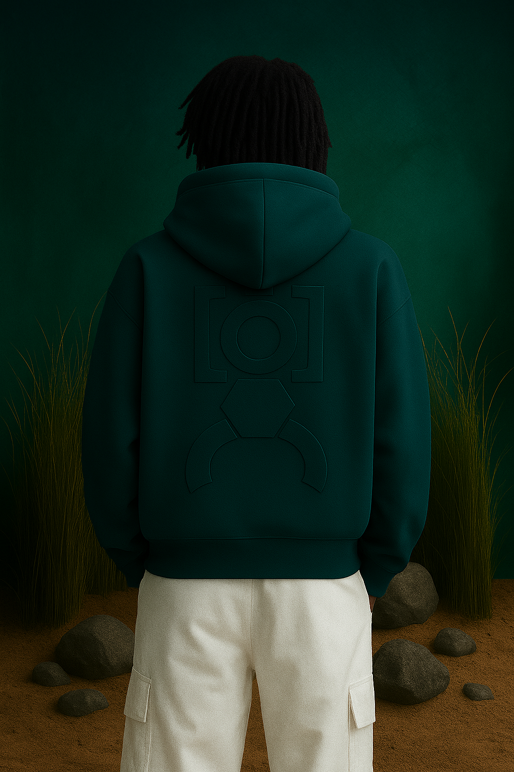 Embossed Logo Hoodie